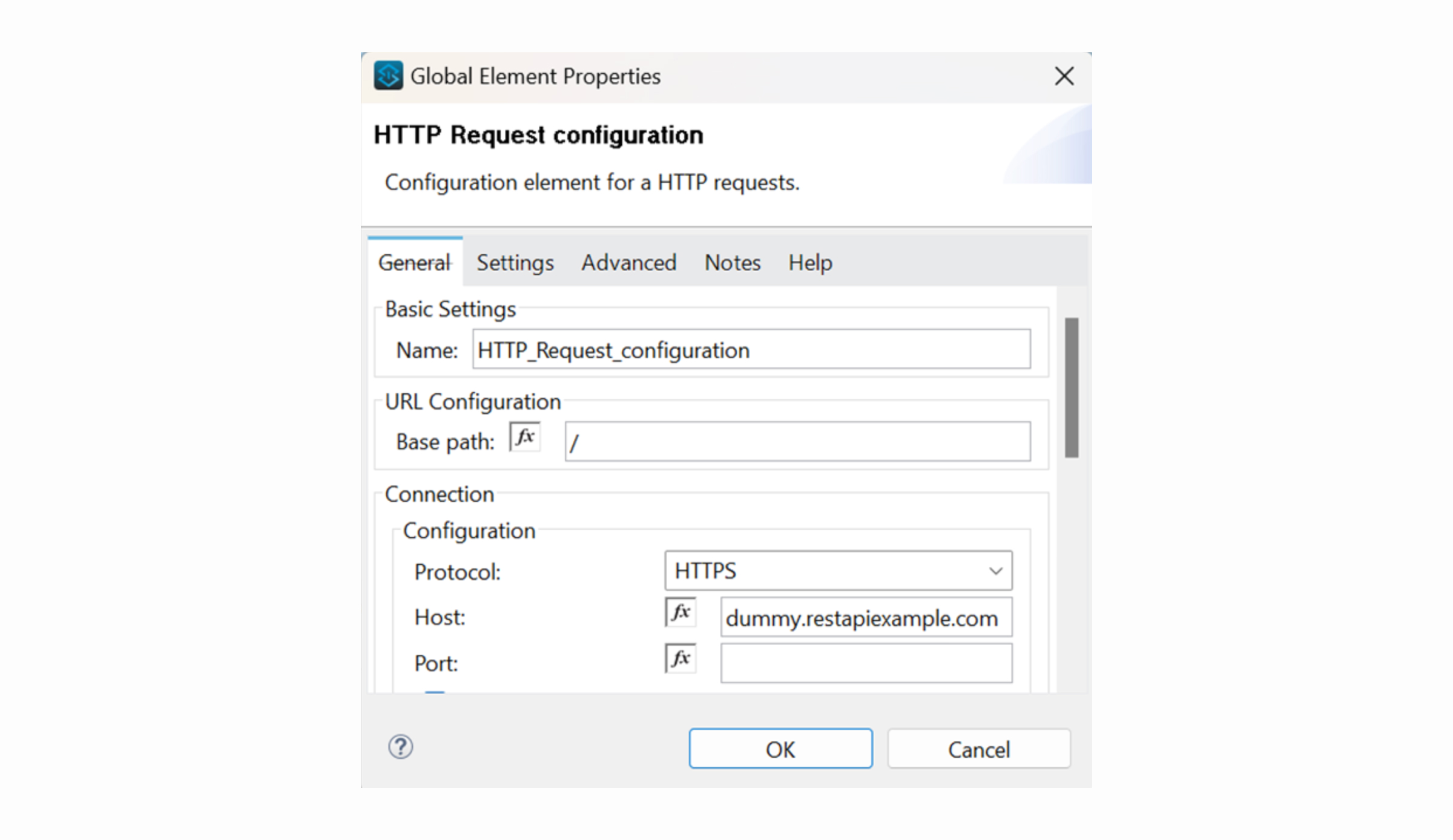 HTTP Global Request Configuration