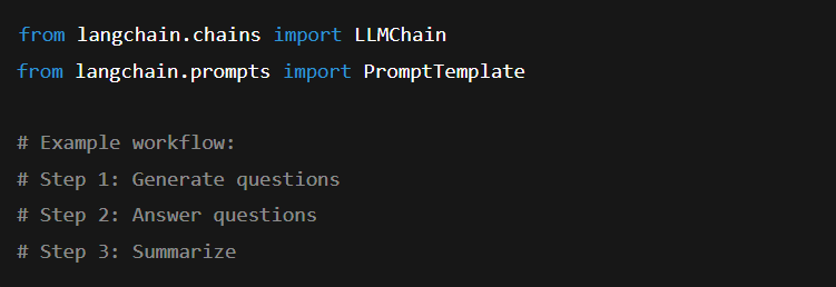 Prompt Chaining